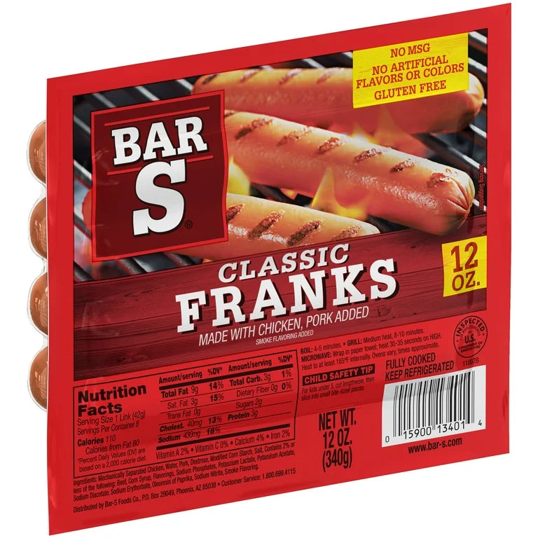 Bar S Classic Frankfurters