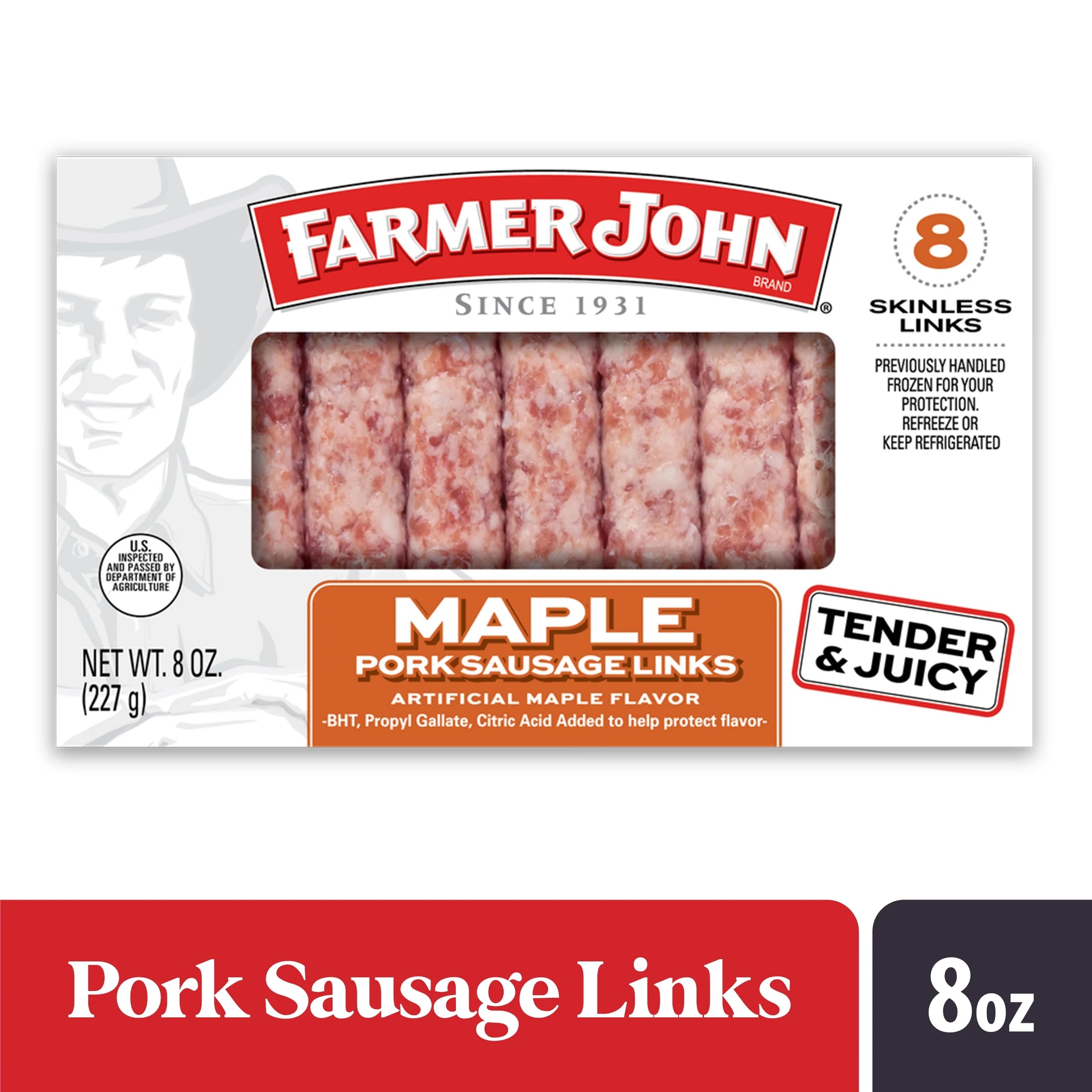 Farmer John's Maple Pork Sausage Links