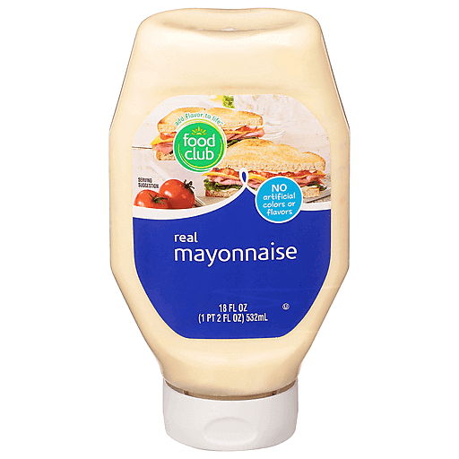 Food Club Real Mayonnaise Squeeze Bottle