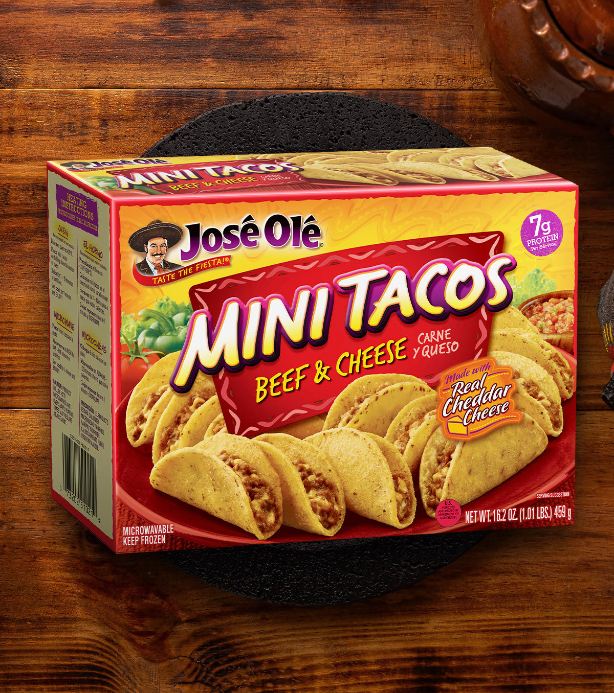 José Olé Mini Tacos Beef and Cheese