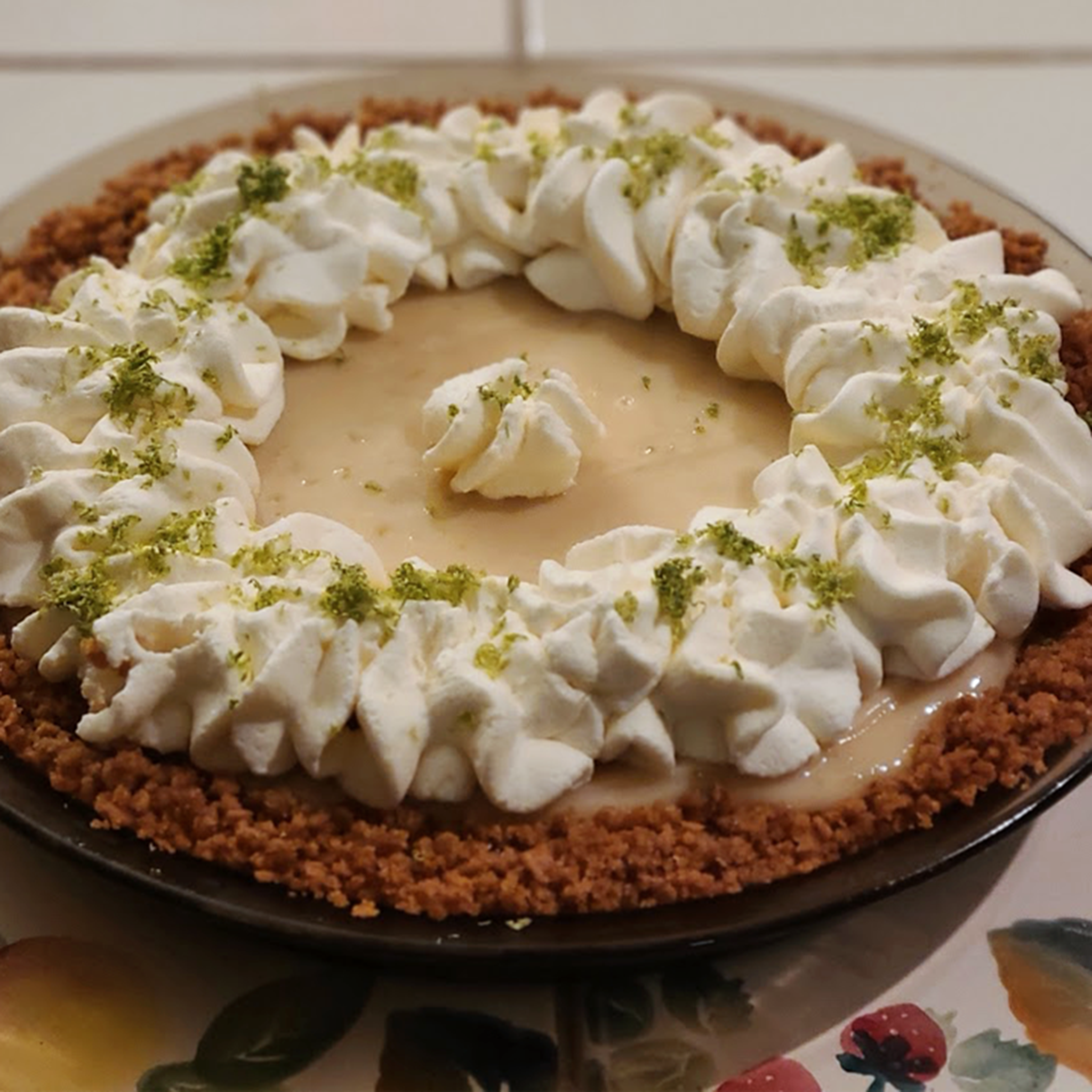 Key Lime Pie with Whipped Cream