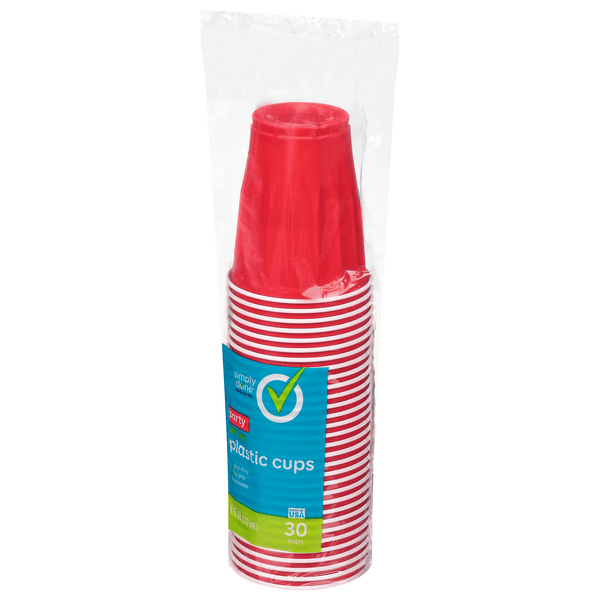 Simply Done Red Party Plastic Cups - 18 oz