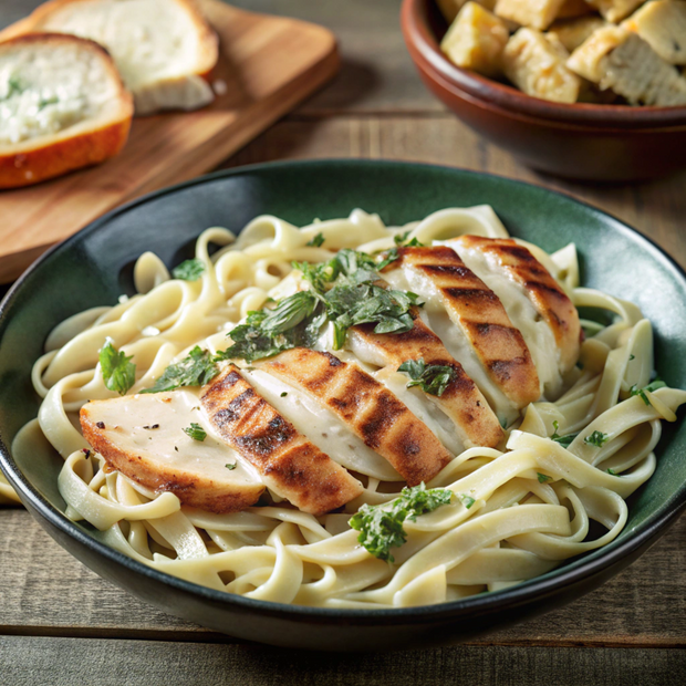 CHICKEN ALFREDO PASTA