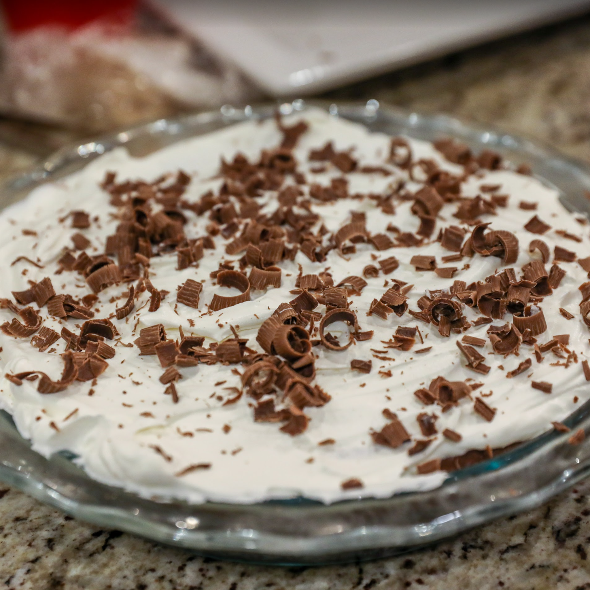 Chocolate Cream Pie w/ Fresh Whipped Cream