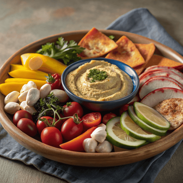 HUMMUS & PITA PLATTER