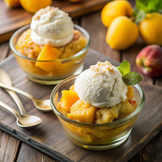 MANGO COBBLER FOR TWO